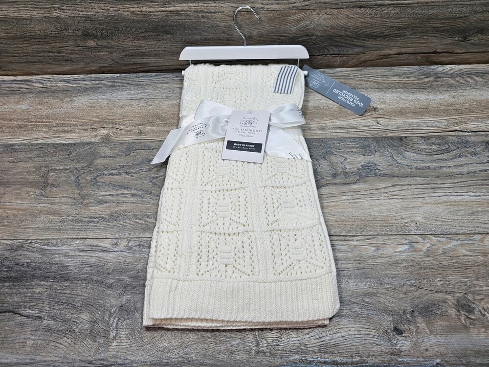 Rachel Ashwell The Farmhouse Knit Baby Blanket